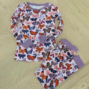Little Sleepies Colorful Butterfly Kids Pajama Set 💜🦋